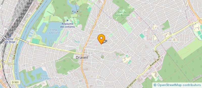 localisation de l'entreprise LORE IMMO à DRAVEIL