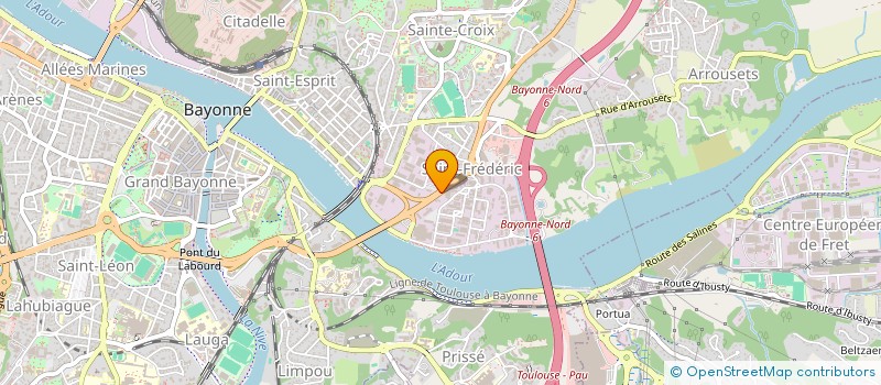 localisation de l'entreprise LOREAK à BAYONNE