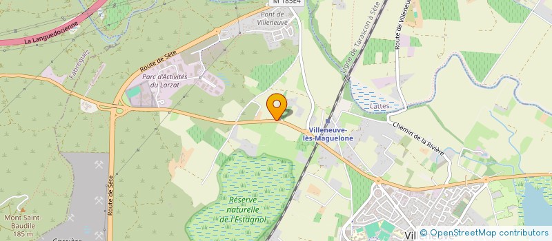 localisation de l'entreprise LOREANGE  VILLENEUVE-LES-MAGUELONE