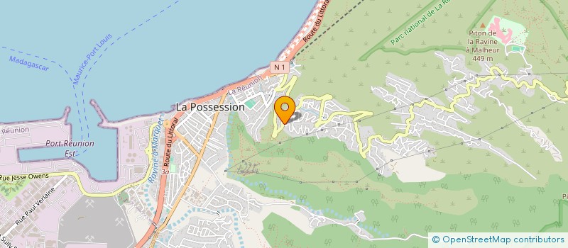 localisation de l'entreprise LOREAU.IO à LA POSSESSION