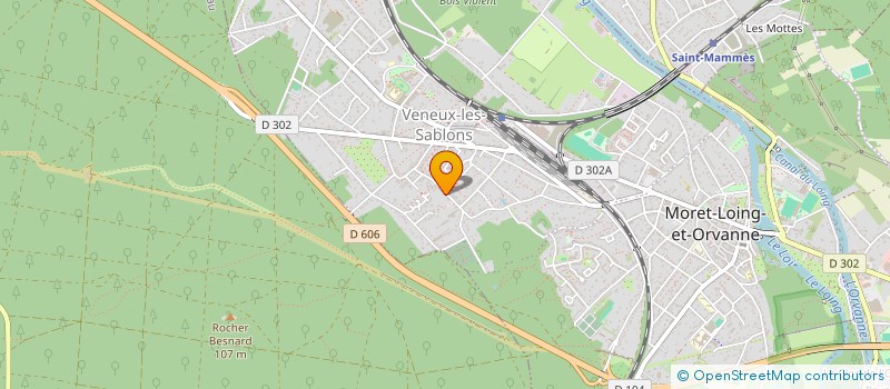 localisation de l'entreprise LOREDA à MORET-LOING-ET-ORVANNE