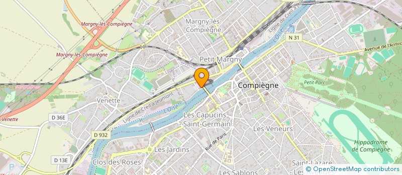 localisation de l'entreprise LOREDAN  MARGNY-LES-COMPIEGNE