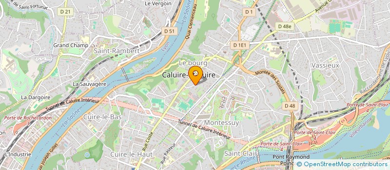 localisation de l'entreprise LOREDANA  CALUIRE-ET-CUIRE