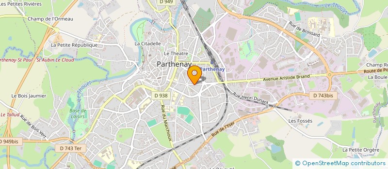 localisation de l'entreprise LOREDELI  PARTHENAY