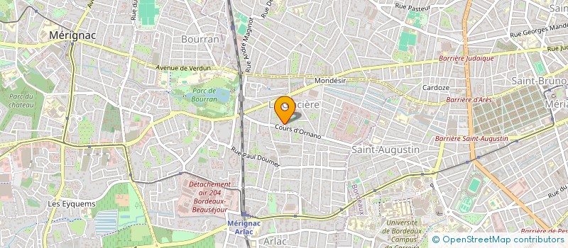 localisation de l'entreprise LOREDENTAL à MERIGNAC