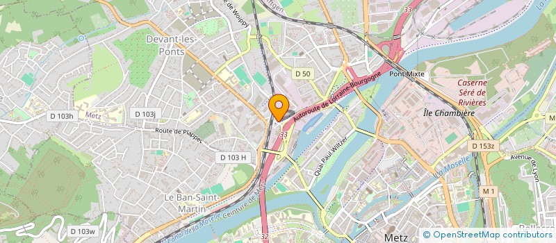 localisation de l'entreprise LOREDIS GROUPE SATA à METZ
