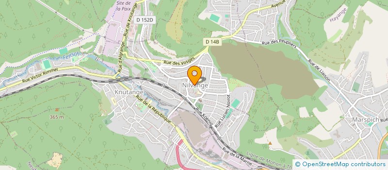 localisation de l'entreprise LOREINA TV  NILVANGE