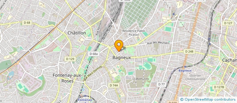 localisation de l'entreprise LOREL à BAGNEUX