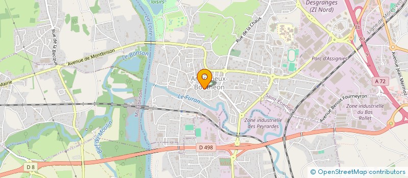 localisation de l'entreprise LORELAI  ANDREZIEUX-BOUTHEON