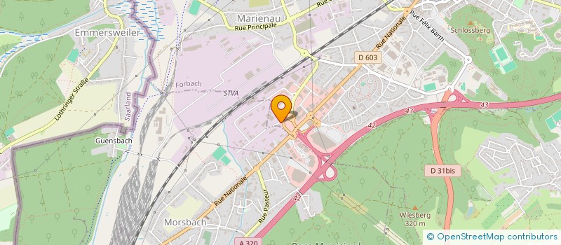 localisation de l'entreprise LORELEC SARL à MORSBACH