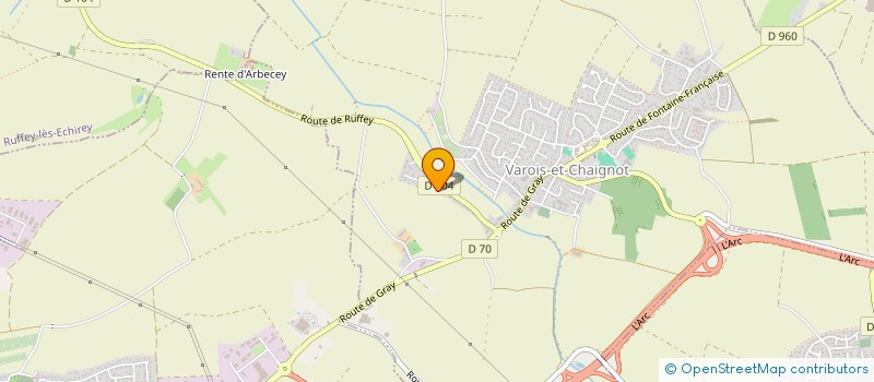 localisation de l'entreprise LORELGA  VAROIS-ET-CHAIGNOT