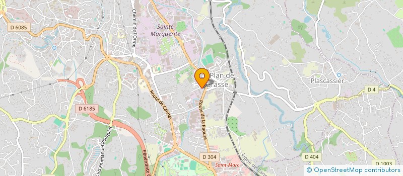 localisation de l'entreprise LORELIN à GRASSE