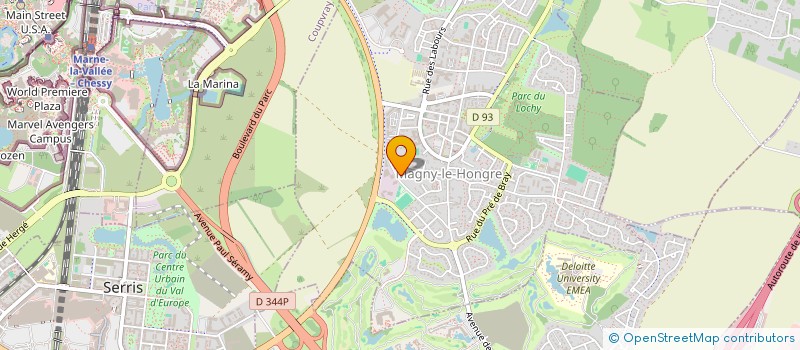 localisation de l'entreprise LORELINE  MAGNY-LE-HONGRE