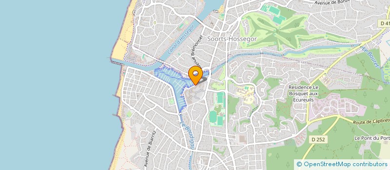 localisation de l'entreprise LORELLE OPTIQUE  CAPBRETON