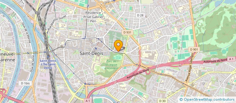 localisation de l'entreprise LOREMA à SAINT-DENIS