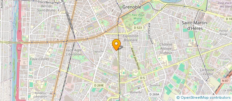 localisation de l'entreprise LOREMA  GRENOBLE