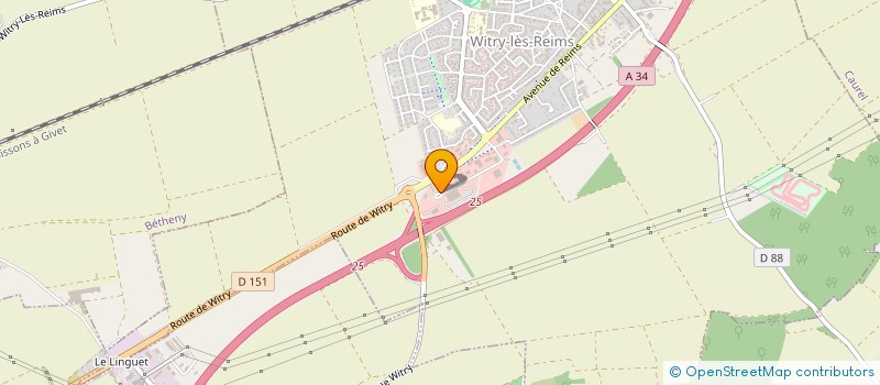 localisation de l'entreprise LOREMAB à WITRY-LES-REIMS