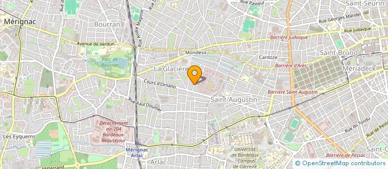 localisation de l'entreprise LOREN  MERIGNAC