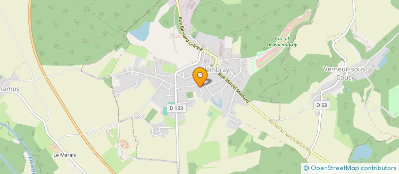 localisation de l'entreprise LORENA  FOLEMBRAY