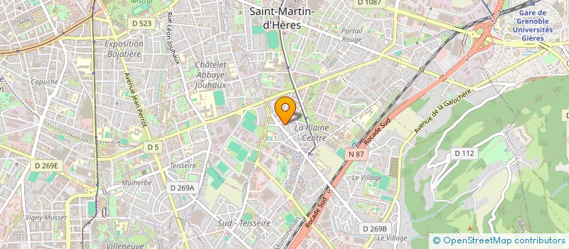 localisation de l'entreprise LORENA  SAINT-MARTIN-D'HERES