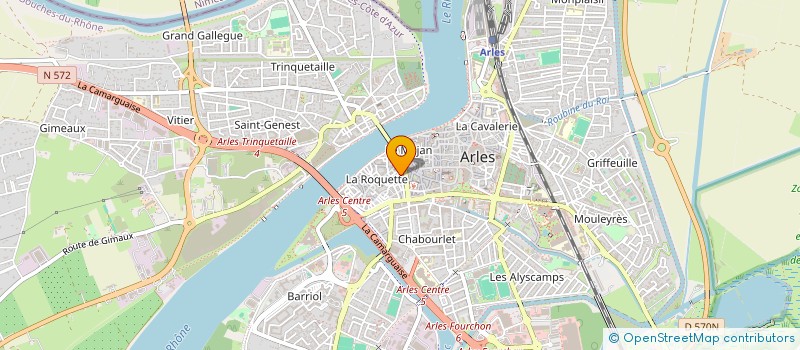 localisation de l'entreprise LORENA ET ERIC  ARLES