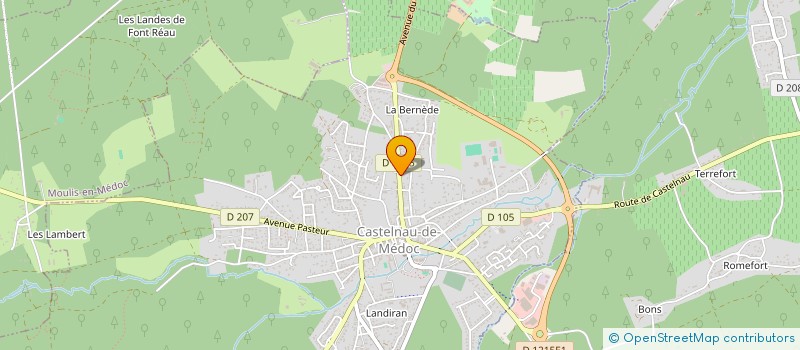 localisation de l'entreprise LORENDINI PLOMBERIE  CASTELNAU-DE-MEDOC