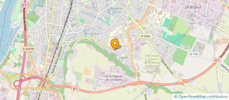 localisation de l'entreprise LORENGIP  VALENCE