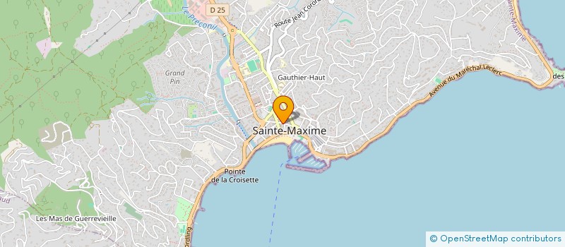 localisation de l'entreprise LORENMELI à SAINTE-MAXIME
