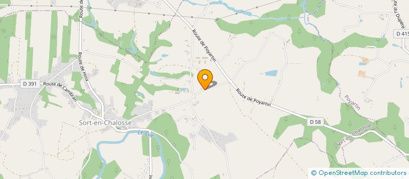 localisation de l'entreprise LORENSOL  SORT-EN-CHALOSSE