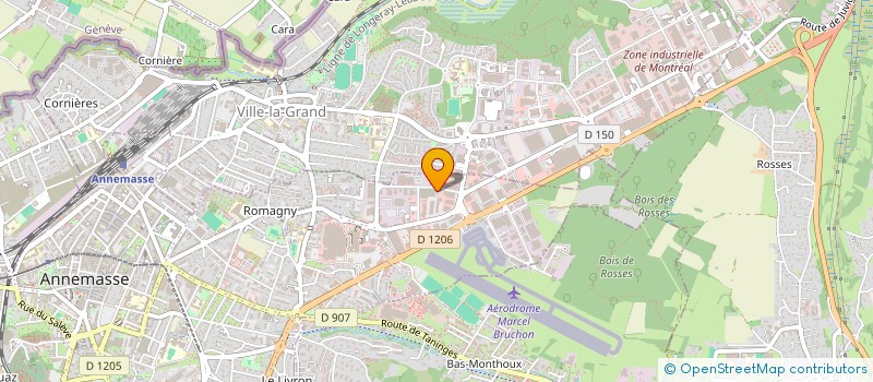 localisation de l'entreprise LORENT JADE  ANNEMASSE