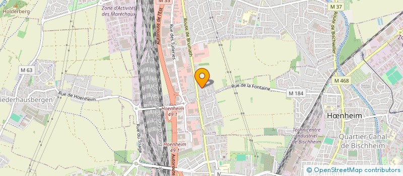 localisation de l'entreprise LORENTZ GESTION  SOUFFELWEYERSHEIM