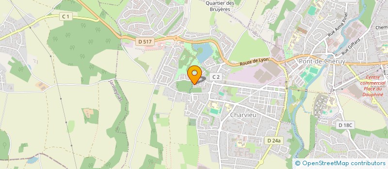 localisation de l'entreprise LORENTZ IMMO  CHARVIEU-CHAVAGNEUX