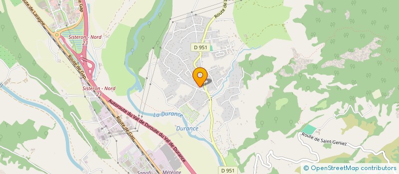 localisation de l'entreprise LORENZ à SISTERON