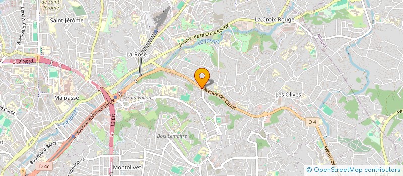 localisation de l'entreprise LORENZ EAU PLOMBERIE  MARSEILLE