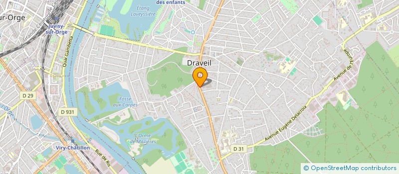 localisation de l'entreprise LORENZ'GIU à DRAVEIL