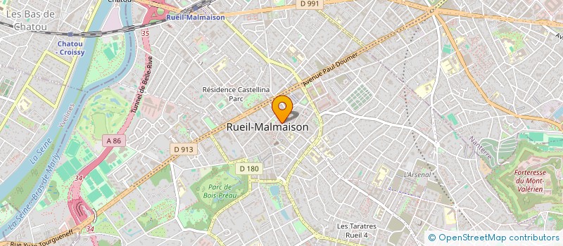 localisation de l'entreprise LORENZA à RUEIL-MALMAISON