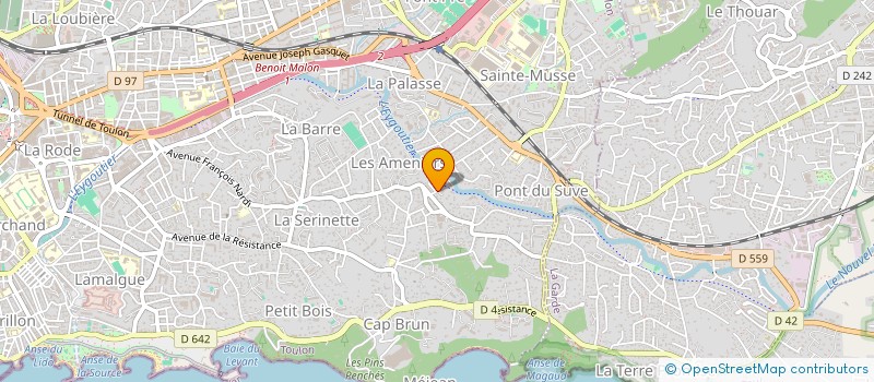 localisation de l'entreprise LORENZA PROPERTIES  TOULON