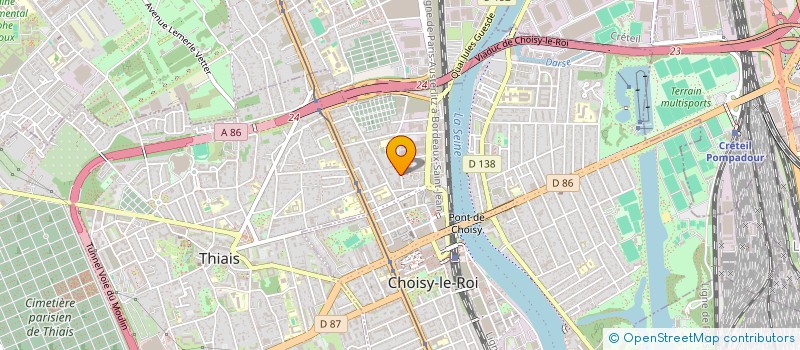 localisation de l'entreprise LORENZALEX à CHOISY-LE-ROI