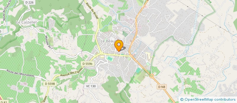 localisation de l'entreprise LORENZANA à LE BEAUSSET