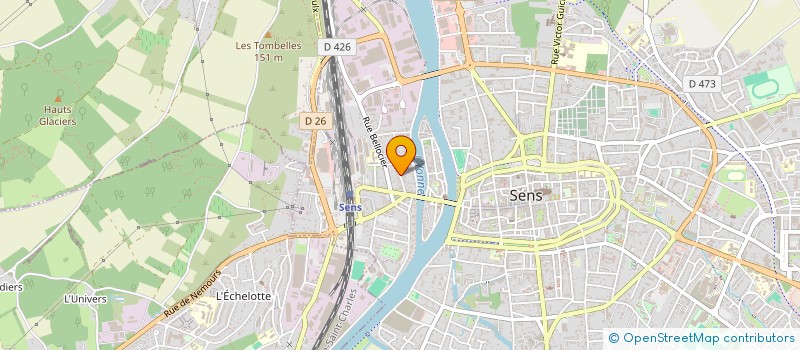 localisation de l'entreprise LORENZATTI ET ASSOCIES à SENS