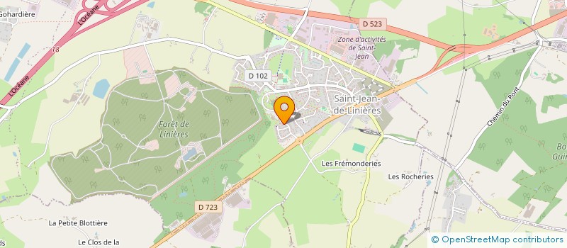 localisation de l'entreprise LORENZE  BEAUCOUZE