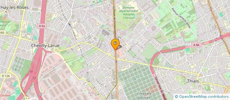 localisation de l'entreprise LORENZI-CHAMBELLANT  CHEVILLY-LARUE