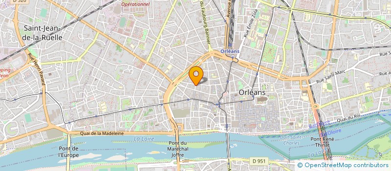 localisation de l'entreprise LORENZI LEFEVERE à ORLEANS