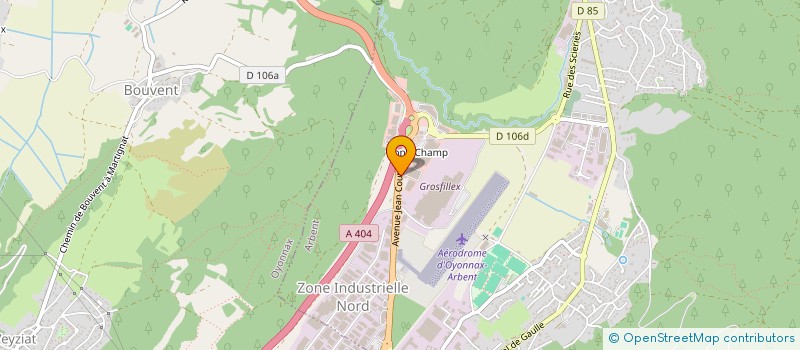 localisation de l'entreprise LORENZO à ARBENT