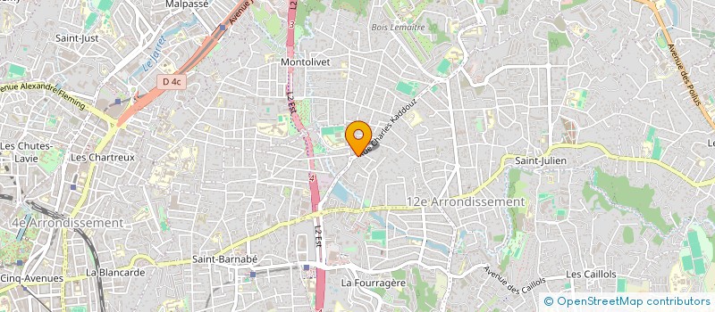 localisation de l'entreprise LORENZO à MARSEILLE