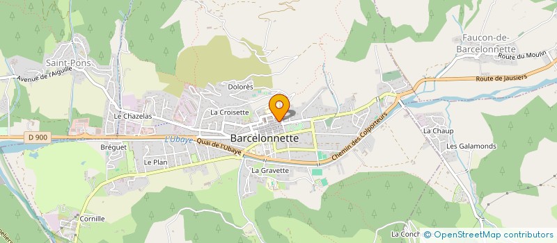 localisation de l'entreprise LORENZO à BARCELONNETTE