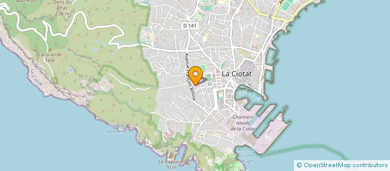 localisation de l'entreprise LORENZO  LA CIOTAT