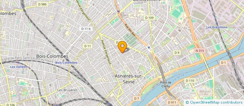 localisation de l'entreprise LORENZO à ASNIERES-SUR-SEINE