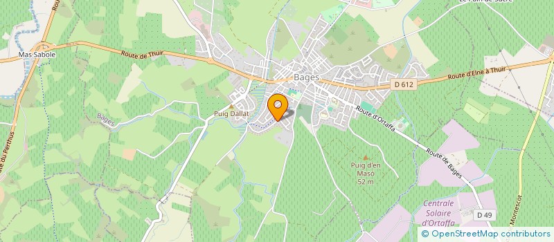 localisation de l'entreprise LORENZO  BAGES