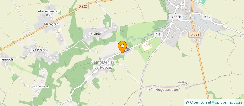 localisation de l'entreprise LORENZO  SAINT-DENIS-LES-REBAIS